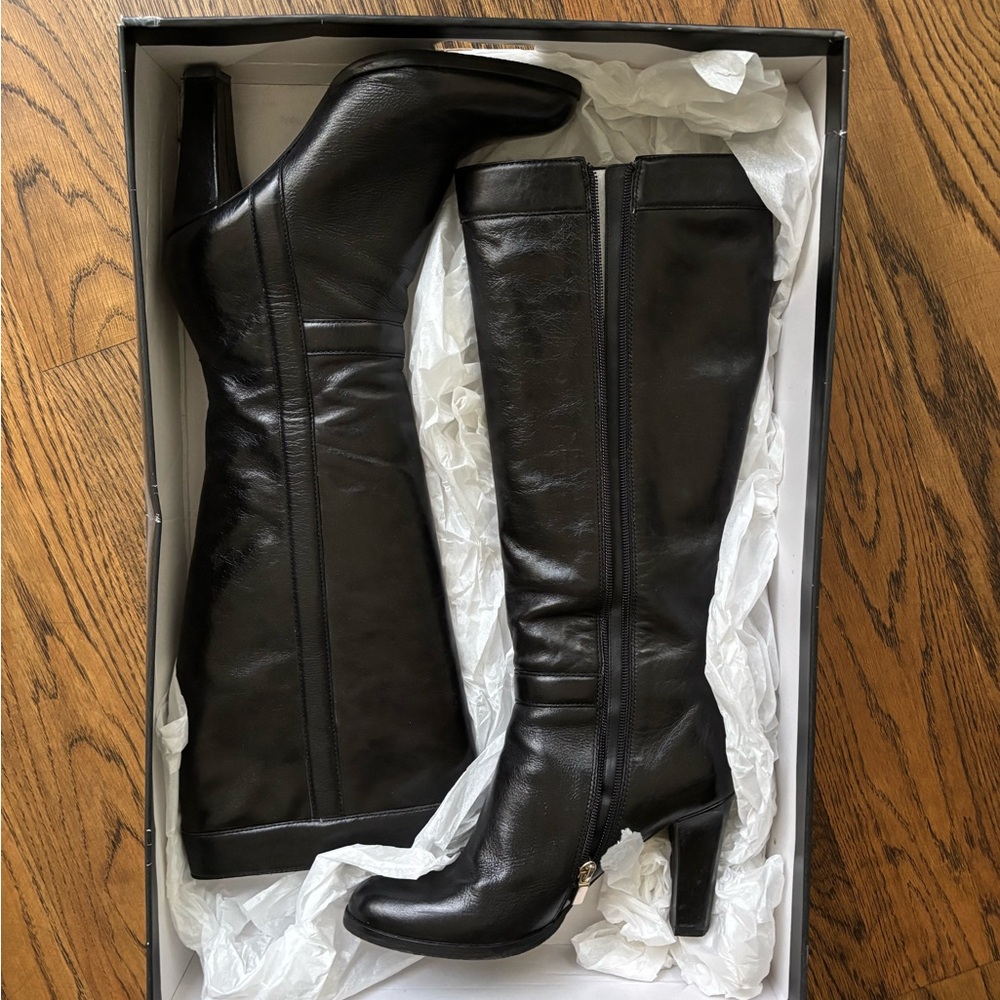 Banana Republic Black Heeled Boots